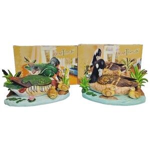 2 Wild Duck Family Porcelain Ducks Home Trends Duckilngs
